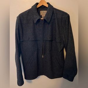 LL Bean mens wool coat